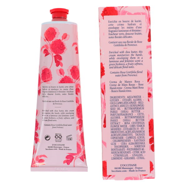 L'Occitane Rose Hand Cream 5.2 oz