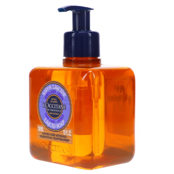 L'Occitane Shea Hands & Body Lavender Liquid Soap 10.1 oz