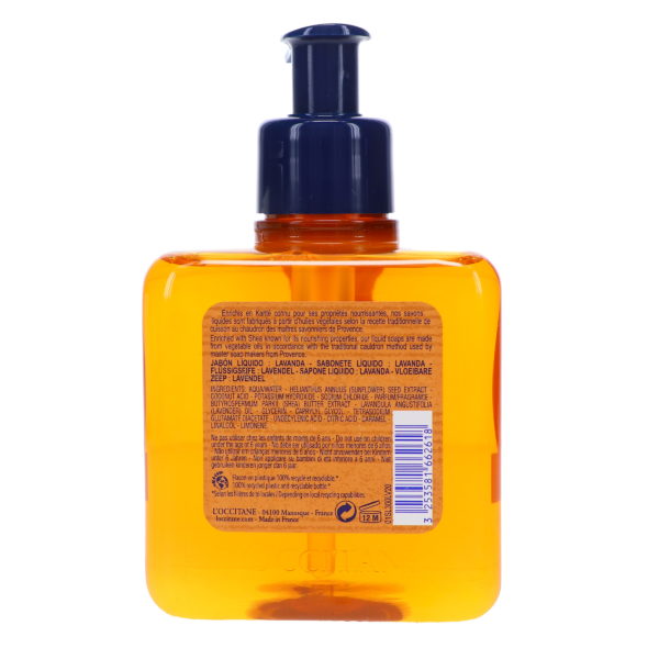 L'Occitane Shea Hands & Body Lavender Liquid Soap 10.1 oz