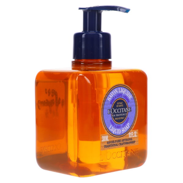 L'Occitane Shea Hands & Body Lavender Liquid Soap 10.1 oz