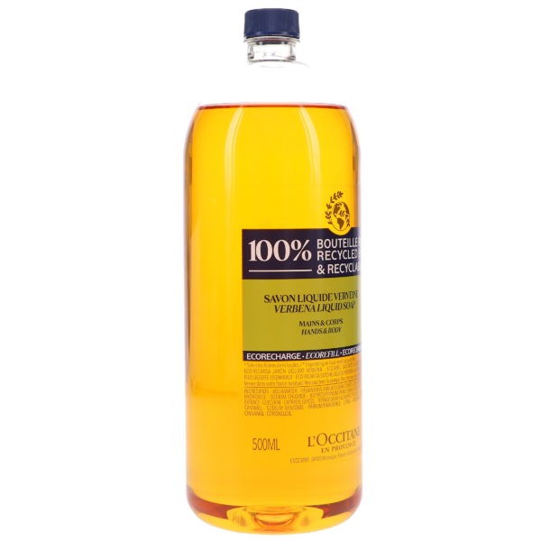 L'Occitane Shea Hands & Body Verbena Liquid Soap Refill 16.9 oz