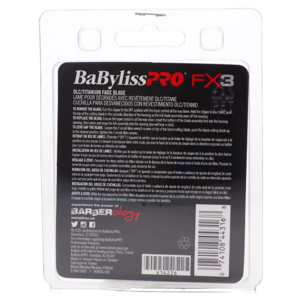 BaBylissPRO Replacement DLC/Titanium Blade for FX3 High-Torque Clipper