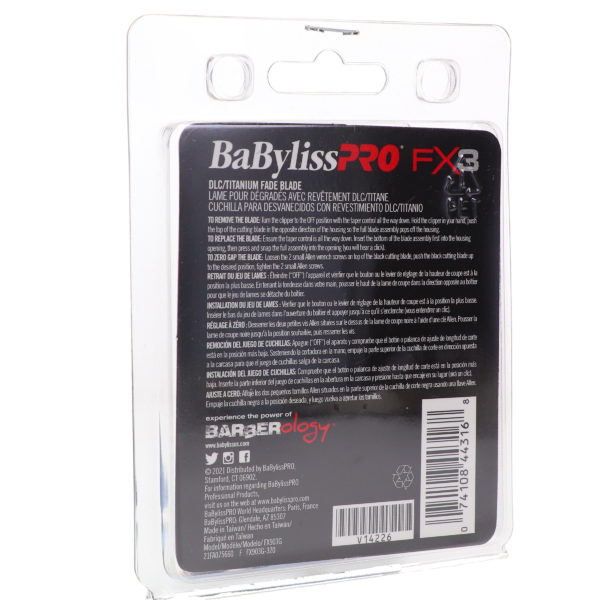 BaBylissPRO Replacement DLC/Titanium Blade for FX3 High-Torque Clipper