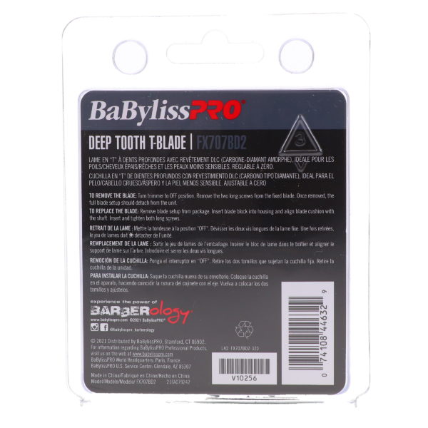BaBylissPRO Deep Tooth T-Blade Replacement Blade