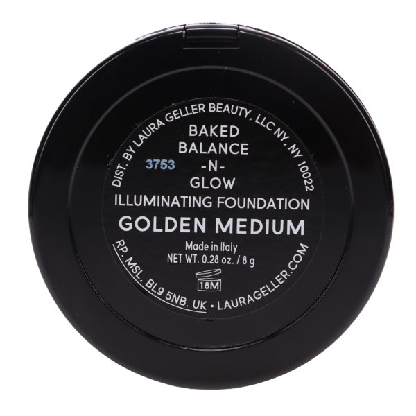 Laura Geller Baked Balance-N-Glow Illuminating Foundation Golden Medium 0.28 oz