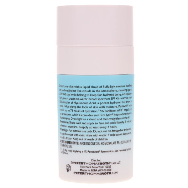 Peter Thomas Roth Water Drench Hyaluronic Hydrating Moisturizer SPF 45 0.67 oz