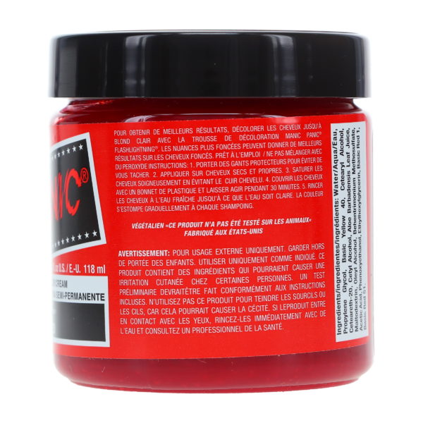 MANIC PANIC Classic High Voltage Pillarbox Red 4 oz