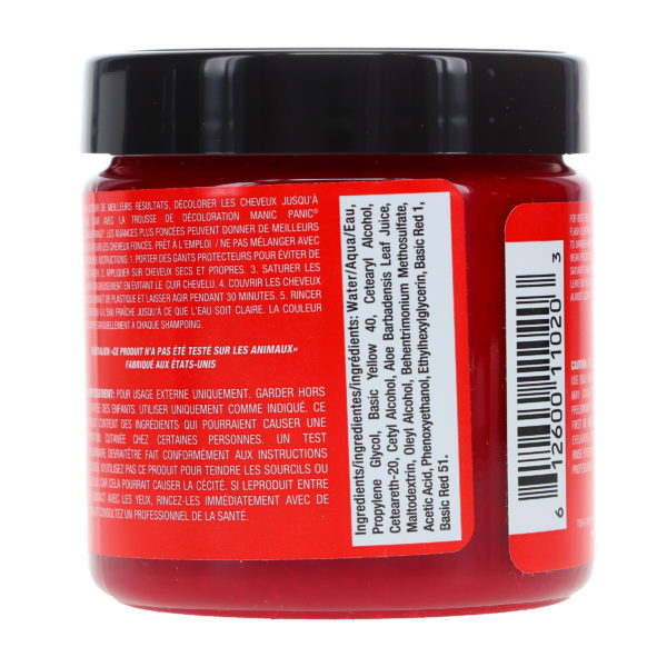 MANIC PANIC Classic High Voltage Pillarbox Red 4 oz