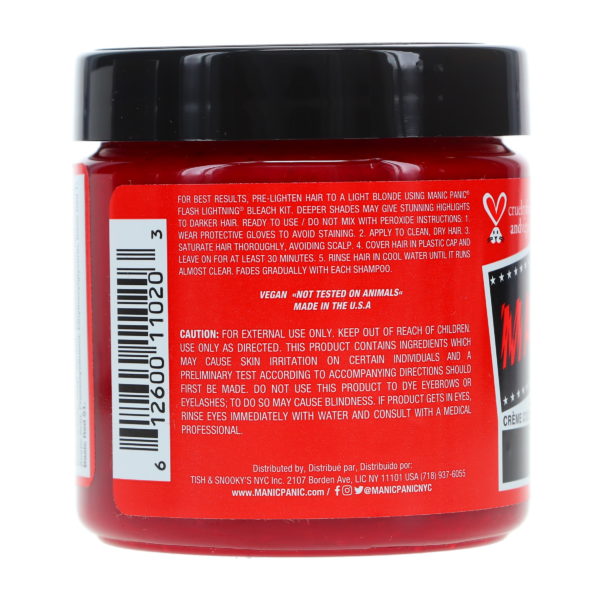 MANIC PANIC Classic High Voltage Pillarbox Red 4 oz