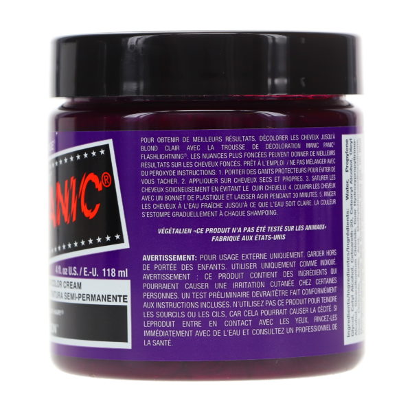 MANIC PANIC Classic High Voltage Plum Passion 4 oz