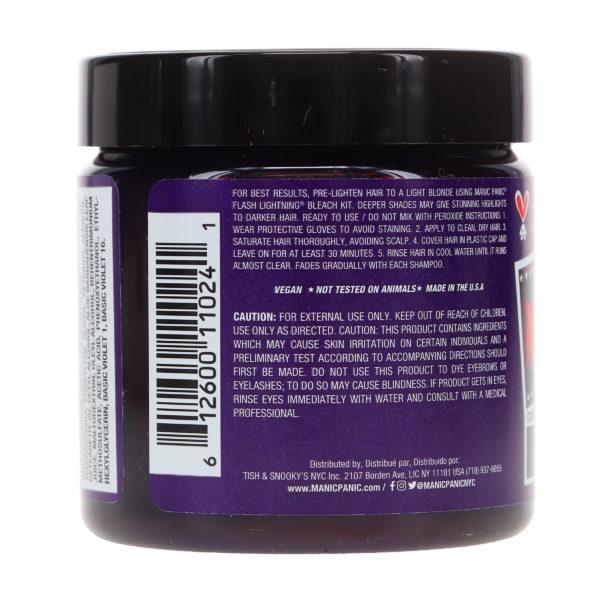 MANIC PANIC Classic High Voltage Purple Haze 4 oz