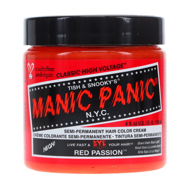 MANIC PANIC Classic High Voltage Red Passion 4 oz