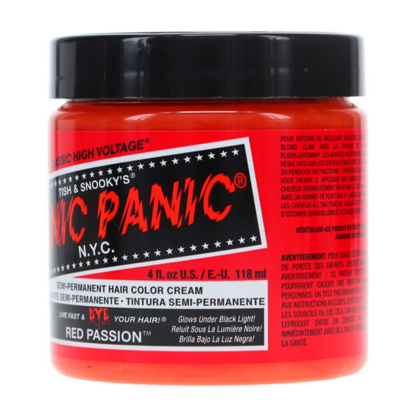 MANIC PANIC Classic High Voltage Red Passion 4 oz