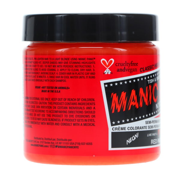 MANIC PANIC Classic High Voltage Red Passion 4 oz