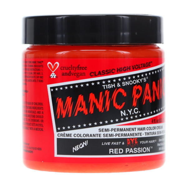 MANIC PANIC Classic High Voltage Red Passion 4 oz