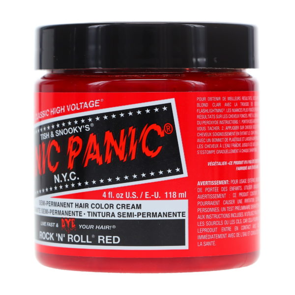 MANIC PANIC Classic High Voltage Rock N Roll Red 4 oz