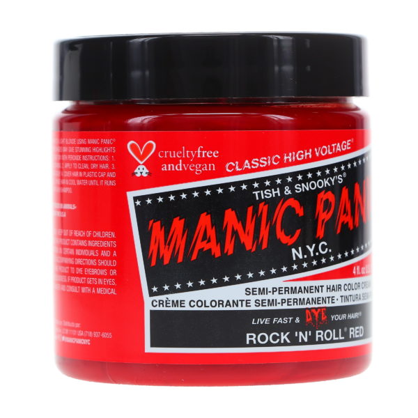 MANIC PANIC Classic High Voltage Rock N Roll Red 4 oz