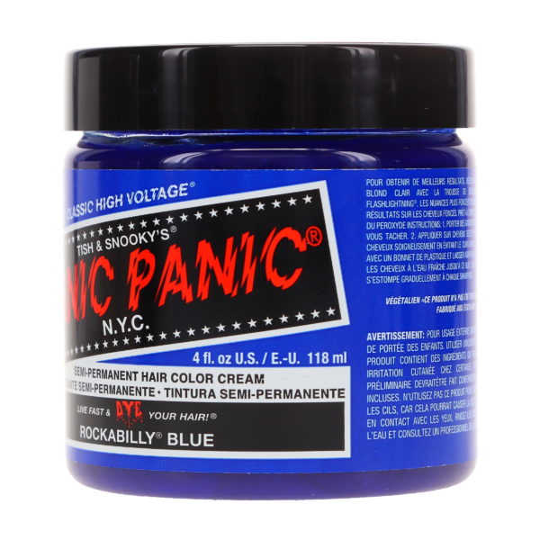 MANIC PANIC Classic High Voltage Rockabilly Blue 4 oz