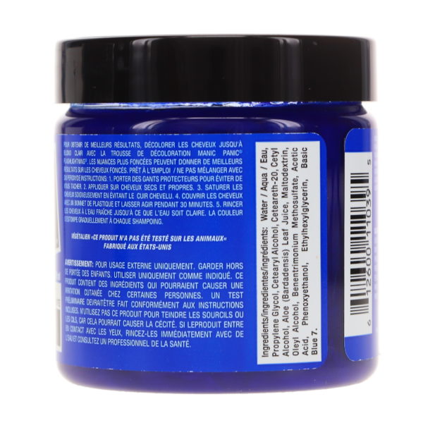 MANIC PANIC Classic High Voltage Rockabilly Blue 4 oz