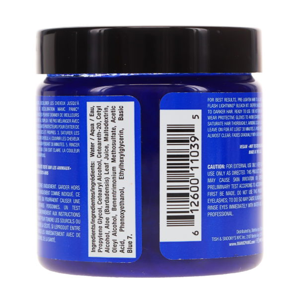 MANIC PANIC Classic High Voltage Rockabilly Blue 4 oz