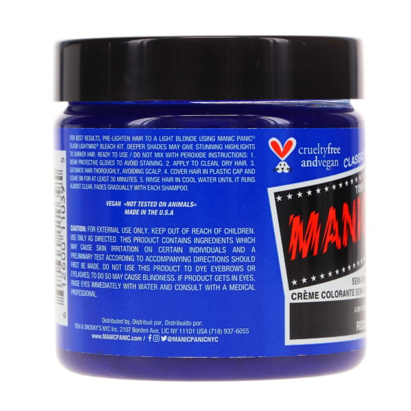 MANIC PANIC Classic High Voltage Rockabilly Blue 4 oz