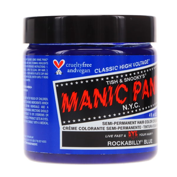 MANIC PANIC Classic High Voltage Rockabilly Blue 4 oz