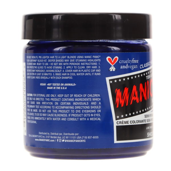 MANIC PANIC Classic High Voltage Shocking Blue 4 oz