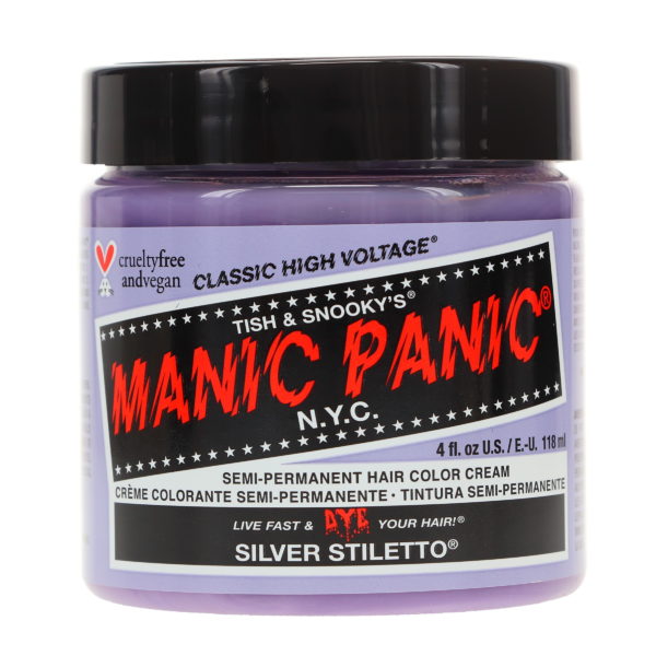 MANIC PANIC Classic High Voltage Silver Stiletto 4 oz