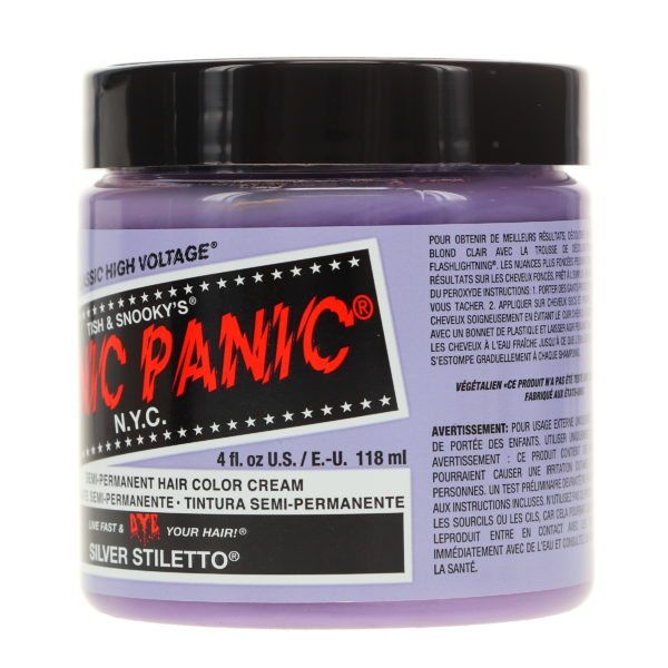 MANIC PANIC Classic High Voltage Silver Stiletto 4 oz