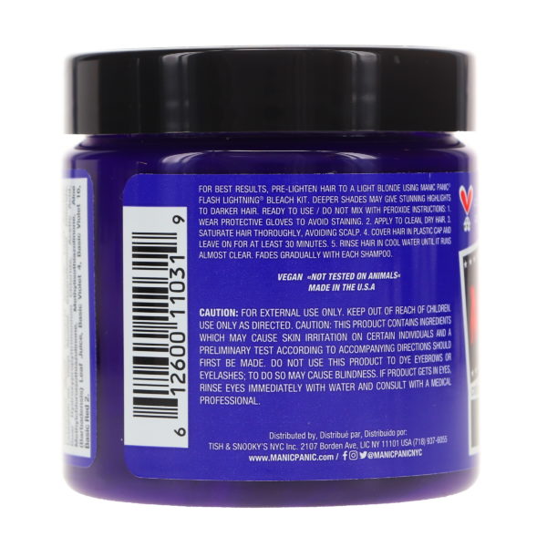 MANIC PANIC Classic High Voltage Ultra Violet 4 oz