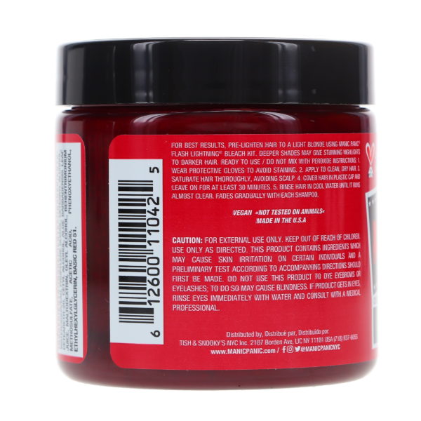 MANIC PANIC Classic High Voltage Vampire Kiss 4 oz