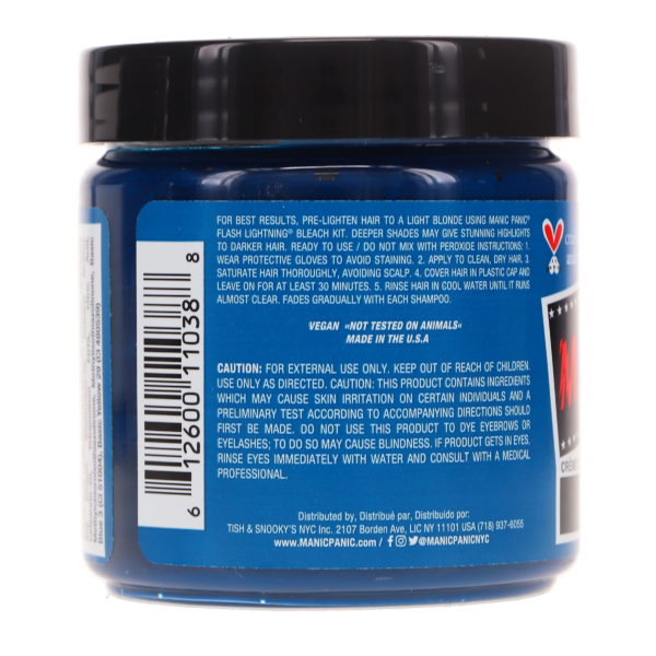 MANIC PANIC Classic High Voltage Voodoo Blue 4 oz