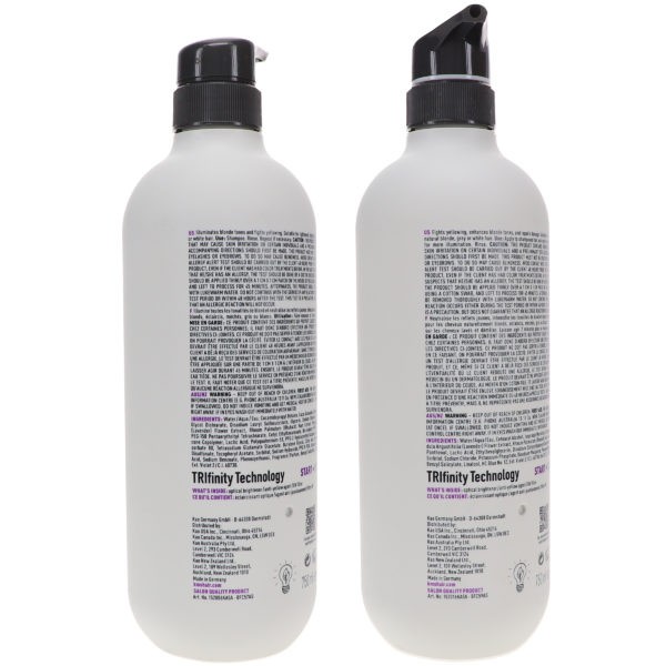 KMS Color Vitality Blonde Shampoo 25.3 oz & Color Vitality Blonde Conditioner 25.3 oz Combo Pack