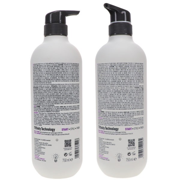 KMS Color Vitality Blonde Shampoo 25.3 oz & Color Vitality Blonde Conditioner 25.3 oz Combo Pack