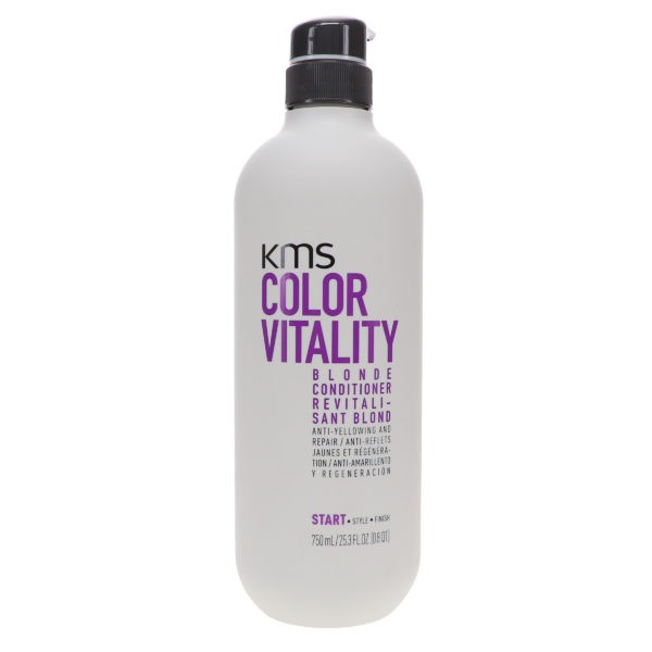 KMS Color Vitality Blonde Shampoo 25.3 oz & Color Vitality Blonde Conditioner 25.3 oz Combo Pack