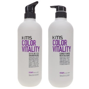 KMS Color Vitality Shampoo 25.3 oz & Color Vitality Conditioner 25.3 oz Combo Pack