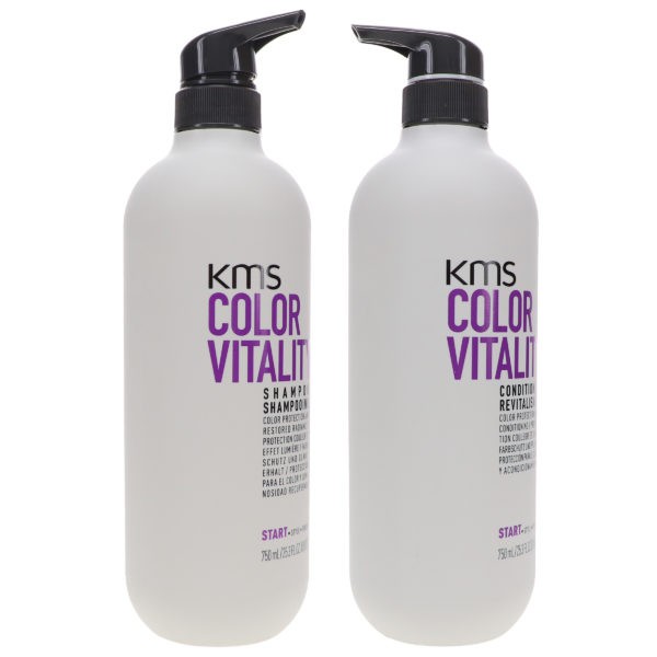 KMS Color Vitality Shampoo 25.3 oz & Color Vitality Conditioner 25.3 oz Combo Pack