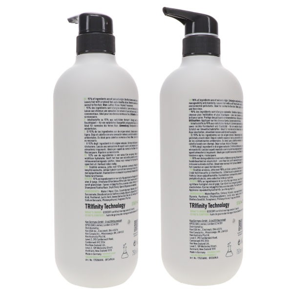 KMS Conscious Style Everyday Shampoo 25.3 oz & Conscious Style Everyday Conditioner 25.3 oz Combo Pack