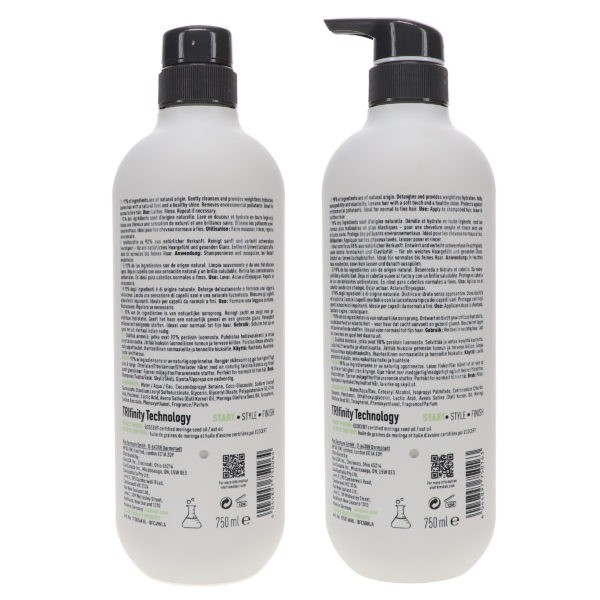 KMS Conscious Style Everyday Shampoo 25.3 oz & Conscious Style Everyday Conditioner 25.3 oz Combo Pack