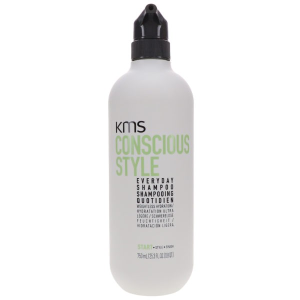 KMS Conscious Style Everyday Shampoo 25.3 oz & Conscious Style Everyday Conditioner 25.3 oz Combo Pack