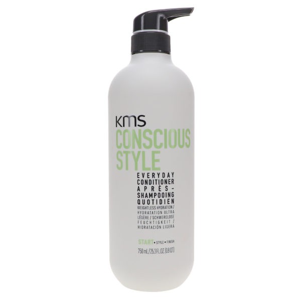 KMS Conscious Style Everyday Shampoo 25.3 oz & Conscious Style Everyday Conditioner 25.3 oz Combo Pack