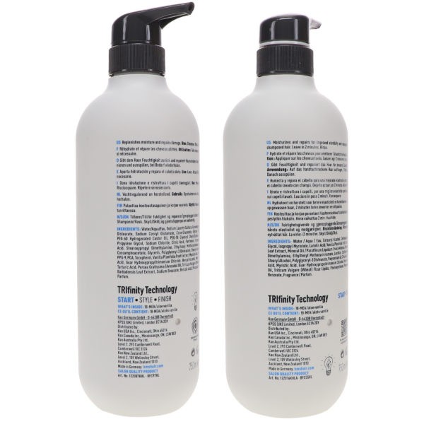 KMS Moist Repair Shampoo 25.3 oz & Moist Repair Conditioner 25.3 oz Combo Pack