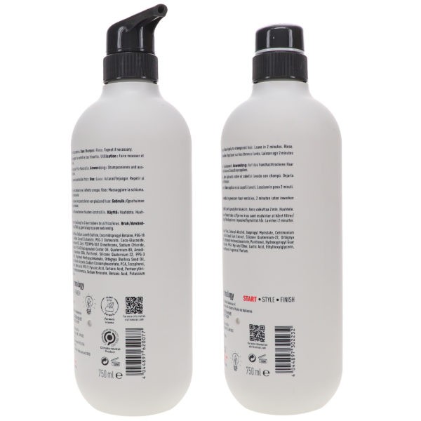 KMS Tame Frizz Shampoo 25.3 oz & Tame Frizz Conditioner 25.3 oz Combo Pack