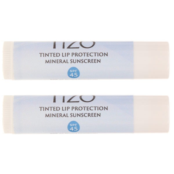 TIZO Tinted Lip Protection Mineral Sunscreen SPF 45 0.14 oz 2 Pack