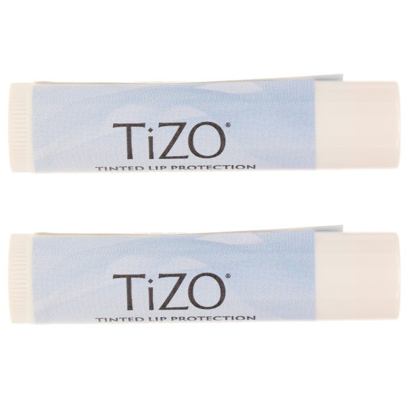 TIZO Tinted Lip Protection Mineral Sunscreen SPF 45 0.14 oz 2 Pack