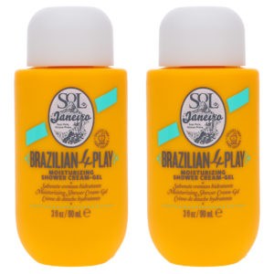 Sol de Janeiro Brazilian 4 Play Moisturizing Shower Cream-Gel 3 oz 2 Pack