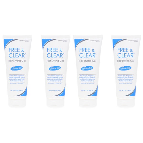 Vanicream Free & Clear Hair Styling Gel 7 oz 4 Pack