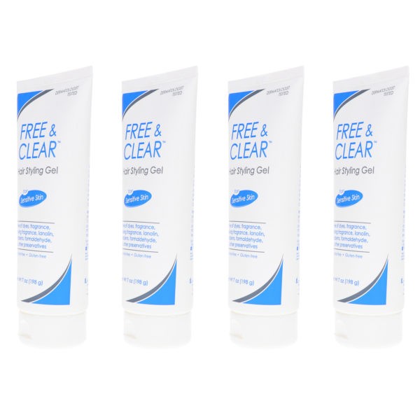 Vanicream Free & Clear Hair Styling Gel 7 oz 4 Pack