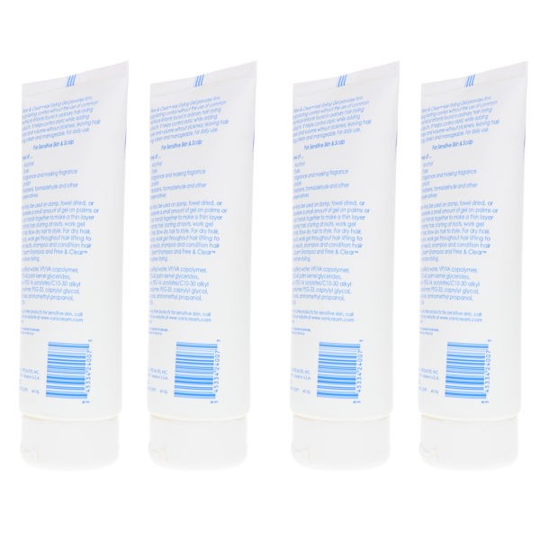 Vanicream Free & Clear Hair Styling Gel 7 oz 4 Pack