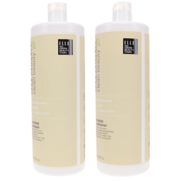 Paul Mitchell Clean Beauty Everyday Shampoo 33.8 oz & Clean Beauty Everyday Conditioner 33.8 oz Combo Pack